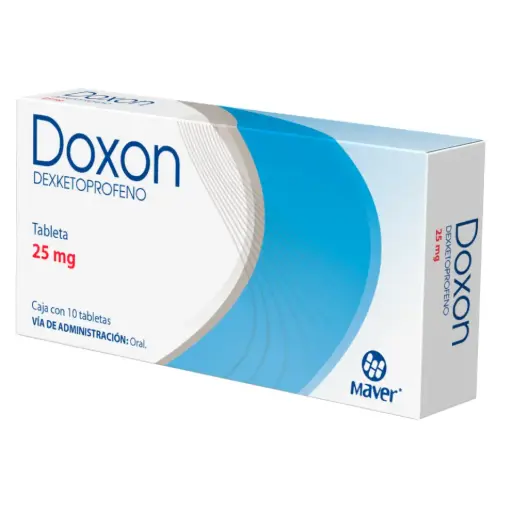 DEXKETOPROFENO 25MG C/10 TABS (MAVER)