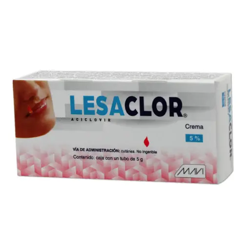 LESACLOR CREM C/5GR (ACICLOVIR)(MAVI)