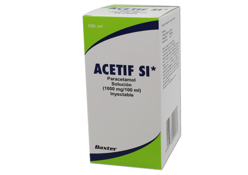 ACETIF SI SOL INY 100ML (PARACETAMOL)(NOVAG)