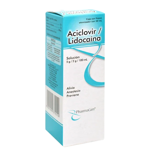 ACICLOVIR/LIDOCAINA SPRAY SOL C/50ML (PHARMAGEN)