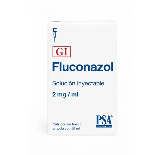 FLUCONAZOL SOL INY 2MG/ML FCO C/50ML (PISA)