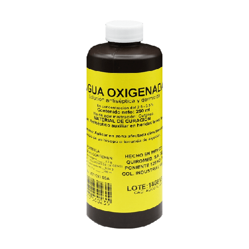 AGUA OXIGENADA C/250ML (QUIROMED)
