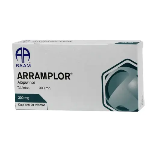 ARRAMPLOR 300MG C/20 TAB (ALOPURINOL)(RAAM)
