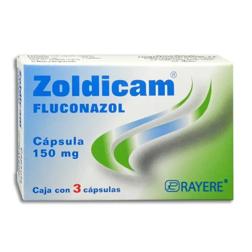 ZOLDICAM 150MG C/3 CAP (FLUCONAZOL)(RAYERE)