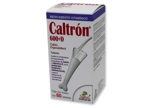 CALTRON 600+D TABLETAS C/60 (SALUD NATURAL)