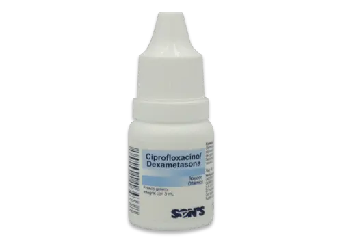 CIPROFLOXACINO/DEXAM SOL OFT GOTAS 5ML (SON'S)