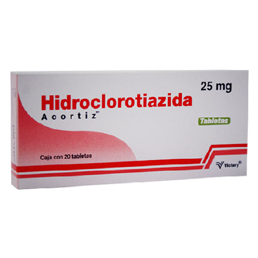 ACORTIZ 25MG C/20 TABS (HIDROCLOROTIAZIDA)(VICTORY)