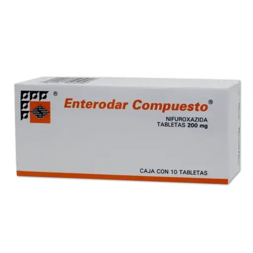 ENTERODAR COMP 200MG C/10TAB  (NIFUROXAZIDA)(STREGER)