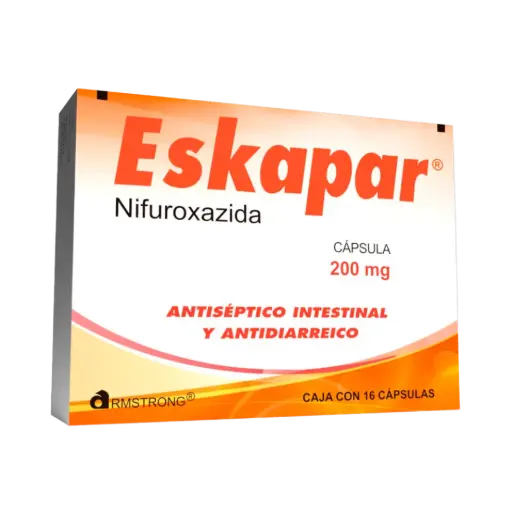 ESKAPAR 200MG C/16 CAPS (NIFUROXAZIDA)(ARMSTRONG)