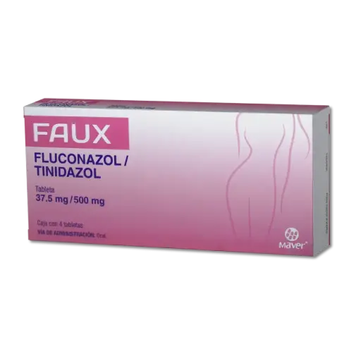 FAUX 37.5/500MG C/4 TAB (FLUCONAZOL/TINIDAZOL)(MAVER)