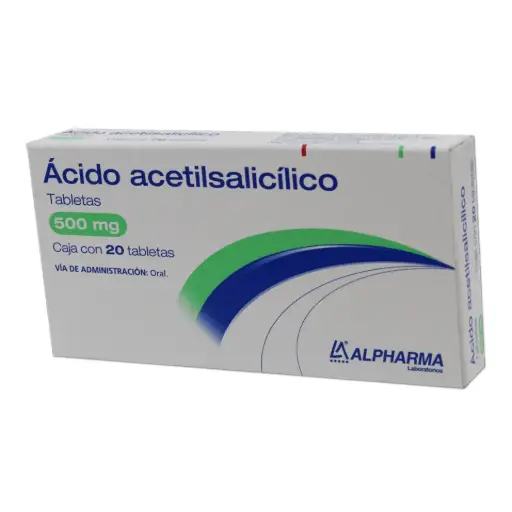 ACIDO ACETILSALICILICO 500MG C/20 TAB (ALPHARMA)