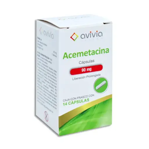 ACEMETACINA 90MG C/ 14 CAPS (AVIVIA)