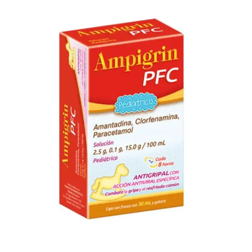AMPIGRIN PFC PED C/30ML GOTAS (AMANTADINA/CLORFENAMINA/PARACETAMOL)(COLLINS)