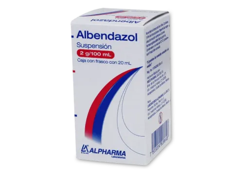 ALBENDAZOL 400MG C/20 ML SUSP ( ALPHARMA )