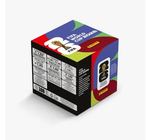 CAJA DE ESTAMPAS FIFA WORLD CUP 2026 C/ 100 SOBRES