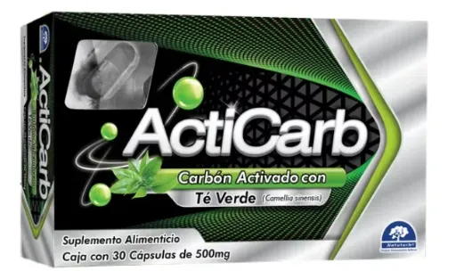 ACTICARB 500 MG C/30 CAP (IVA) NATUTECH