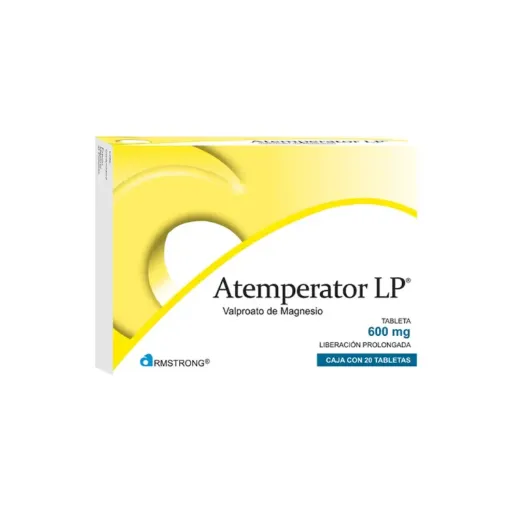 ATEMPERATOR  LP 600 MG C/20 TABS ( VALPROATO DE MAGNESIO )
