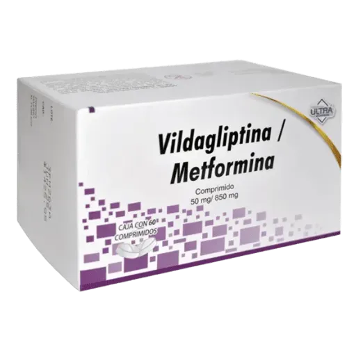 (ULTRA) METFORMINA/VILDAGLIPTINA 850/50 MG C/60 COM