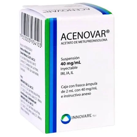 ACENOVAR 40MG C/1 AMP (METILPREDNISOLONA) (INNOVARE)